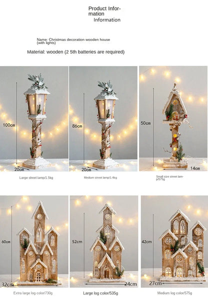 Cerca Decoração Natal Neve Pinho Decoração árvores Natal | Portão árvore natal madeira