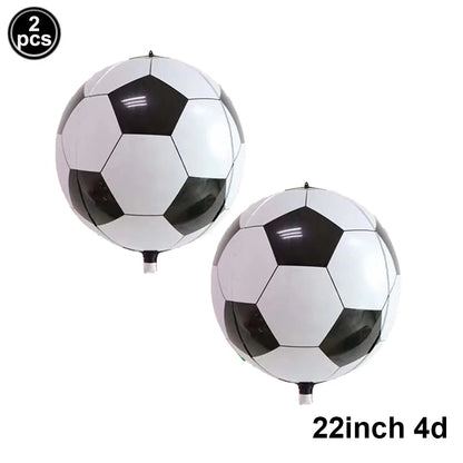 Balão de Copa do Mundo e Troféu Futebol Gigante Em Folha Para Decoração De Festa