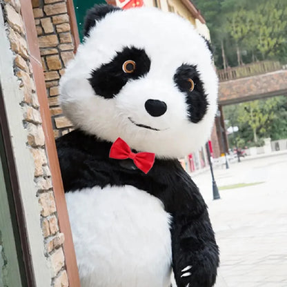 Fantasia Urso Polar Inflável Natal Mascote Traje kit Completo Mascote para Natal