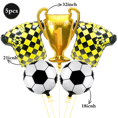 Camisa Copa do Mundo 5 peças Balão Metalizado Camisa 10 Brasil Futebol Copa Do Mundo