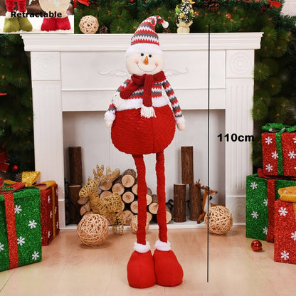 Boneco Natal Papai Noel Cozinheiro Padeiro Chef Em Tecido 48cm