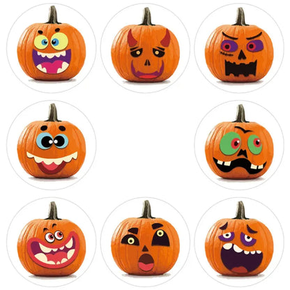Adesivo de Halloween 500 Peças Autoadesivos Adesivos Doces Fantasma Abóbora