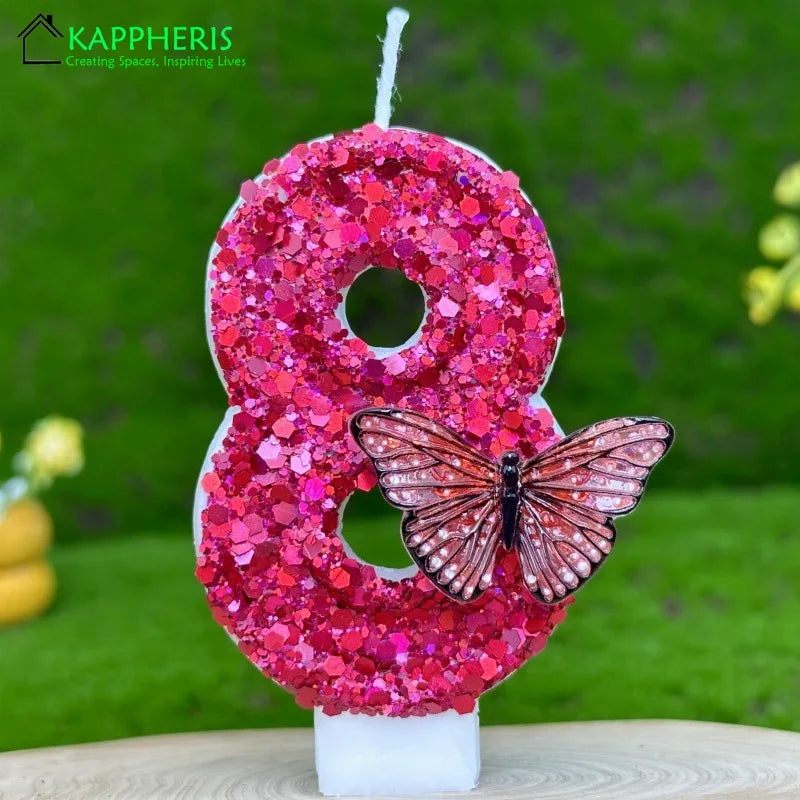 Velas com número de aniversário de 7 cm, velas de aniversário, design 3D, bolo aniversário