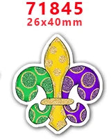 Plaquinha de Carnaval Decoração Plaquinhas De Carnaval Kit 10 Unidades P/enfeitar