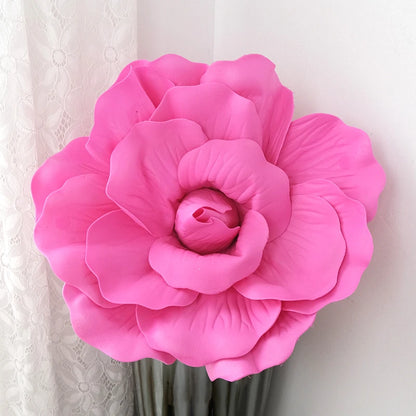 Decoração de flores de papel 3D de 40,6 cm para parede, flores de papel gigantes, flores