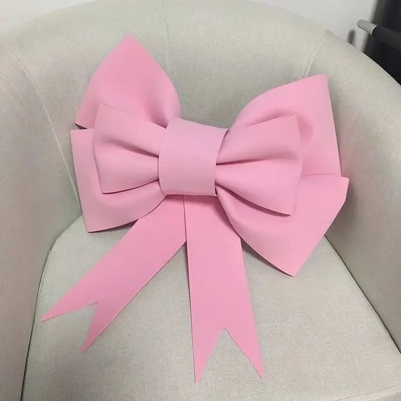 Laço Grande Natal Luxo Glitter 30/50/75cm Para Decoração - Cor Vermelho