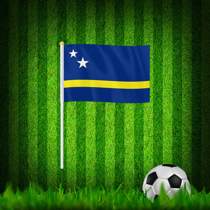 Cordas de bandeira de Curaçao 14x21cm'' - Bandeiras Curaçao PEQUENAS 30 x 45 cm