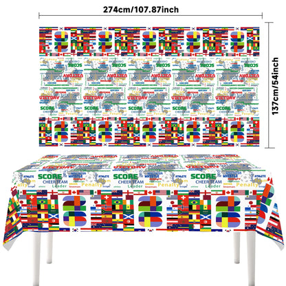 Kit Festa Pronta Brasil Copa do Mundo Decorativo Completo 30/41/116 Peças Festa colorida