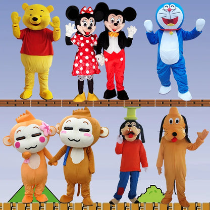 Disney Mickey Mouse macacão adulto manga longa com capuz fato cosplay