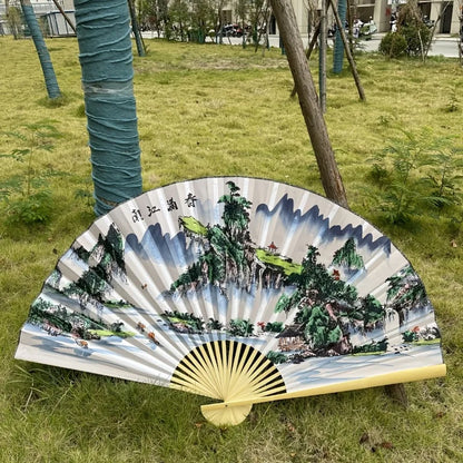 Leques mão dobrável desdobre, 63 Pol.160cm / 35.4 Pol.*90cm, Dobrável Cor Vermelho