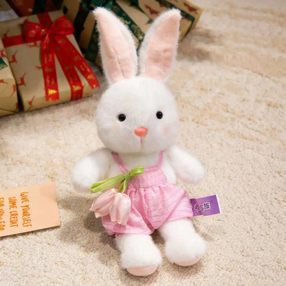 Coelho Páscoa Rústico Decoração Coelhinha Coelha Rosa Enfeite Decoração Páscoa 35cm