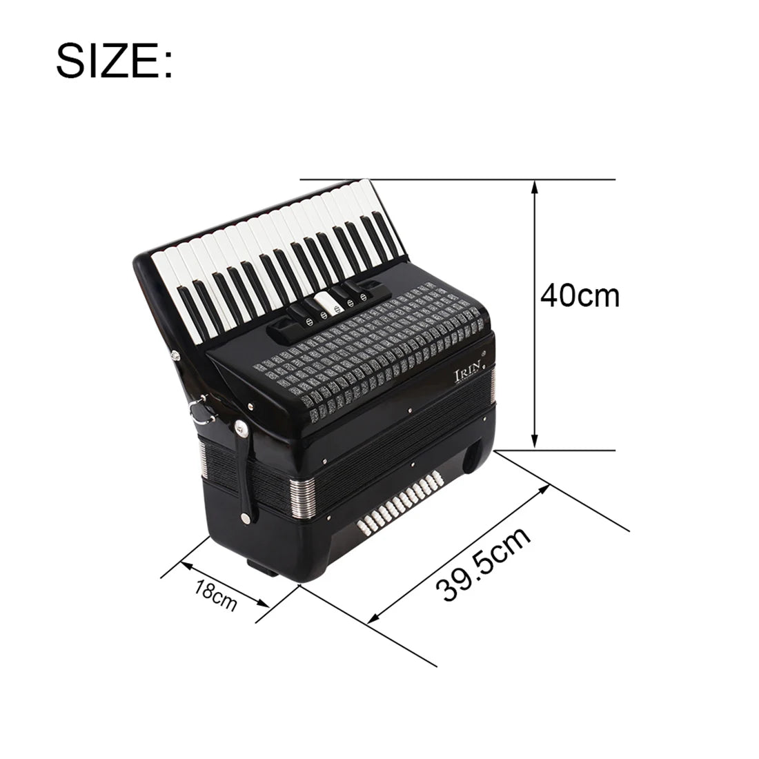 Acordeon Sanfona Gaita Cadenza 48 Baixos 34 Teclas