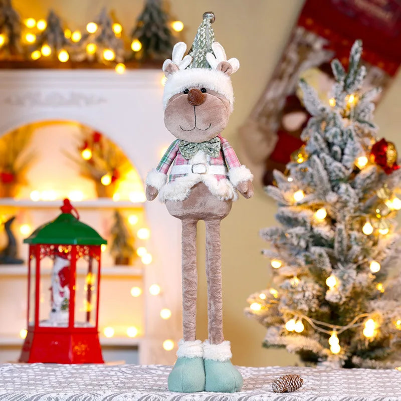 Kit decoração Natal personagens figuras de boneca de natal, brinquedo de papai Noel