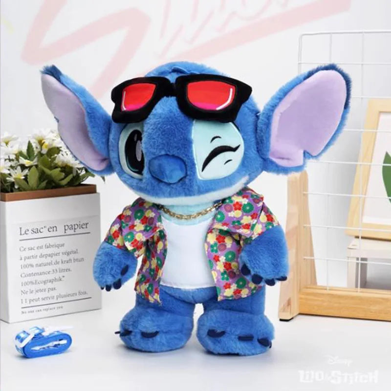 Genuíno Disney Kawaii Stitch Estilo Legal Lilo Stitch 30cm  Bonecas de Pelúcia