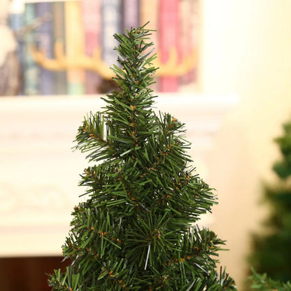 Mini árvore de Natal, árvore de Natal de mesa com luzes, pequena árvore de Natal