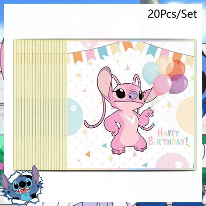60 itens para festa de aniversário, incluindo copos, pratos e guardanapos para decoração