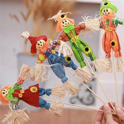 Boneco Palito Espantalho Para Enfeite De Jardim De Festa Junina