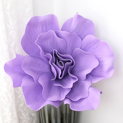Decoração de flores de papel 3D de 40,6 cm para parede, flores de papel gigantes, flores