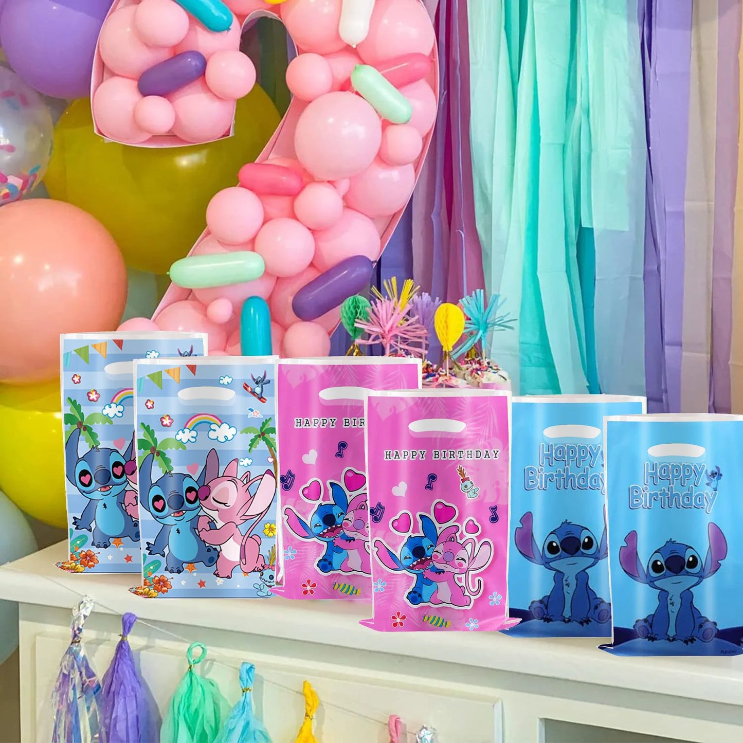 Kit Festa Fácil Stitch Disney Decoração Aniversário