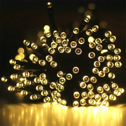 Luzes de Natal, Luzes de Natal de Baixa Voltagem de 98,4 pés, 100M LEDs - com Adaptador