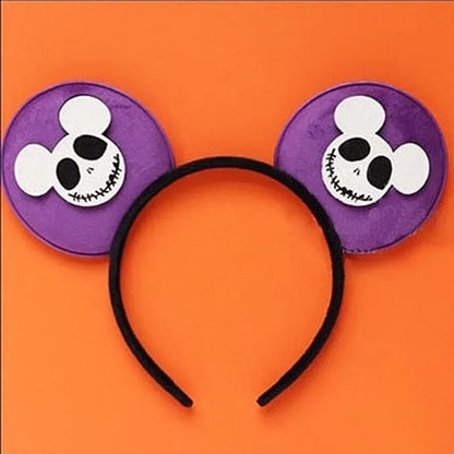 Tiaras Acessórios Disney Conjunto de 1 tiaras com orelhas rato para o Halloween, lantejoulas