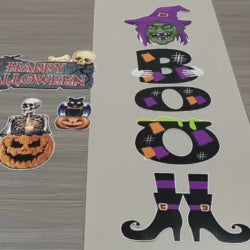 Decoração de Halloween - Conjunto de 1 peças de decoração Halloween castelo fantasma