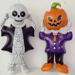 6 Pés Halloween inflável corpo caveira decoração ao ar livre inflável quintal corpo caveira