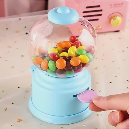 Novo Bonito Doce Mini Máquina De Doces Crianças Bolha