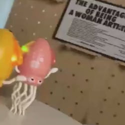 Polvo elétrico, música, dança, polvo elétrico automático para evitar obstáculos com vara