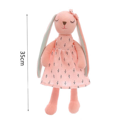 Coelho brinquedos de pelúcia recheado longo orelhudo coelho macio pelúcia decoração