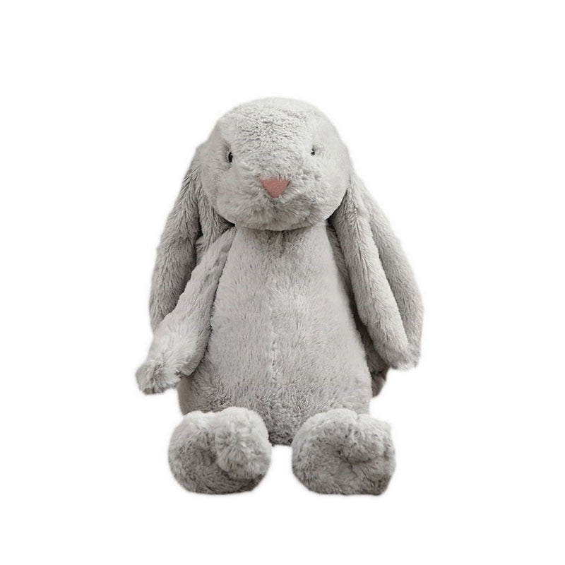 Coelho brinquedos de pelúcia recheado longo orelhudo coelho macio pelúcia decoração