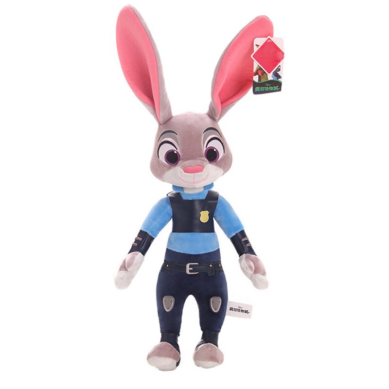 Coelho Páscoa Pelúcia Zootopia Nick Wilde Judy Hopps, Boneco Anime Cartoon, Presente