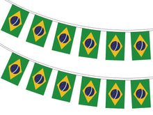 Carregar imagem no visualizador da galeria, Bandeirola Bandeirinhas do Brasil  Varal Cordão Decoração Copa
