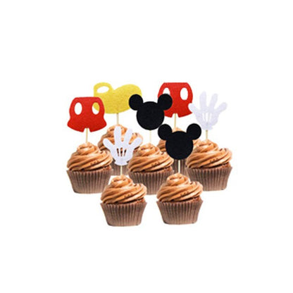 Decorações de bolo de Minnie Mouse  - "Oh Twodles" Topo de bolo de aniversário