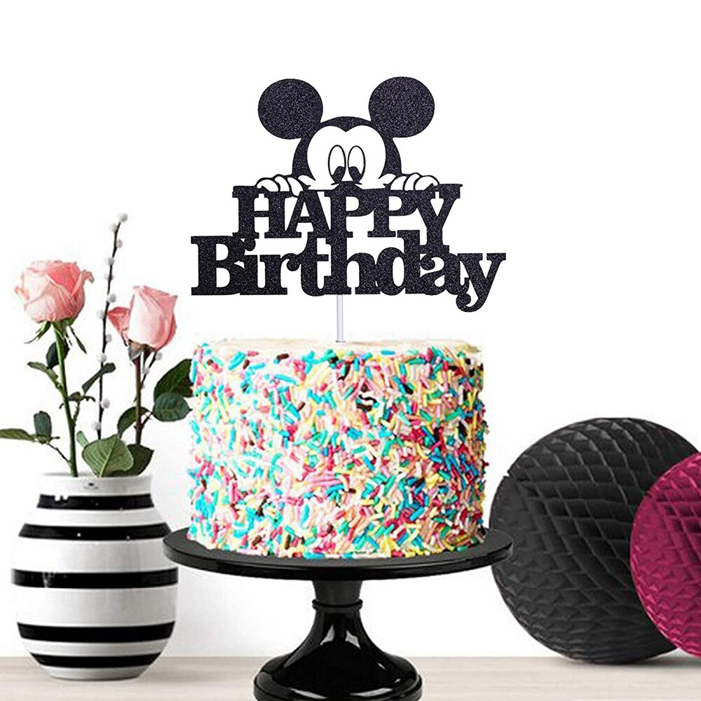 Decorações de bolo de Minnie Mouse  - "Oh Twodles" Topo de bolo de aniversário