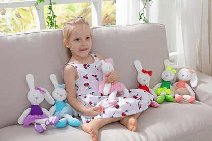 Coelho brinquedos de pelúcia recheado longo orelhudo coelho macio pelúcia decoração