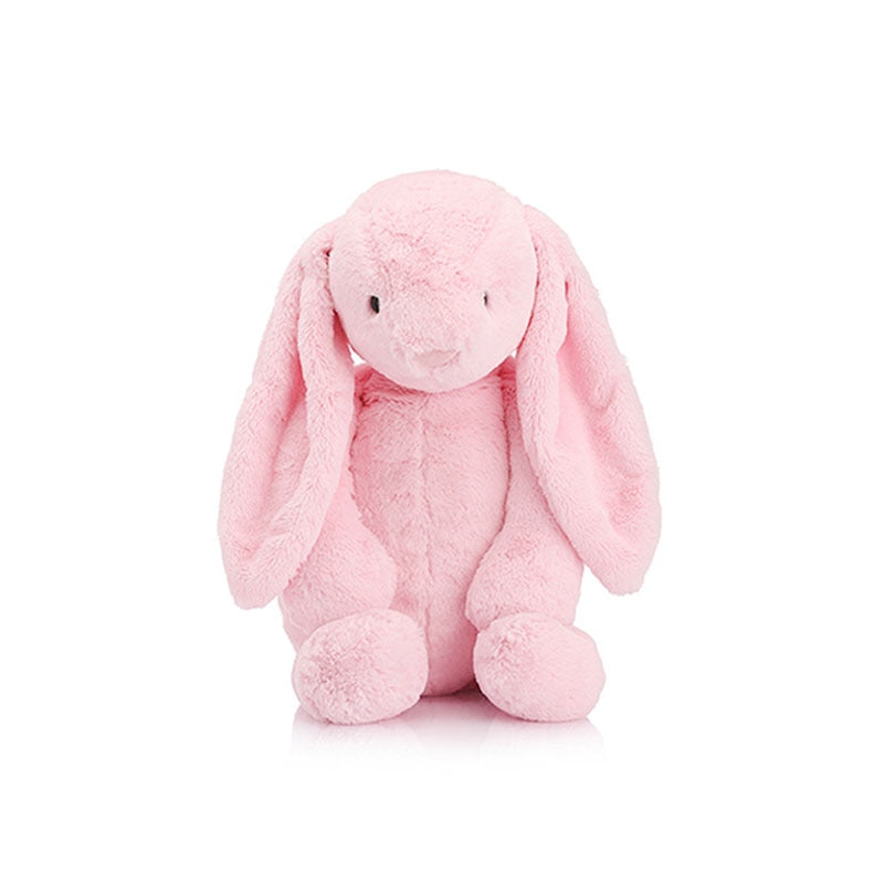 Coelho brinquedos de pelúcia recheado longo orelhudo coelho macio pelúcia decoração