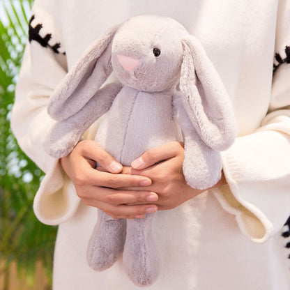 Coelho brinquedos de pelúcia recheado longo orelhudo coelho macio pelúcia decoração