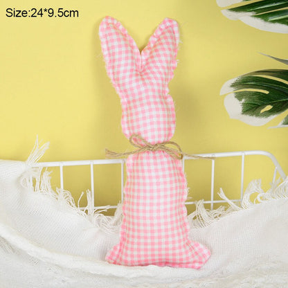 Coelho Pano Decoração Conjunto de 1 peças de Decoração de Páscoa Tecido Coelhinhos