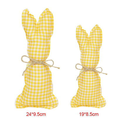 Coelho Pano Decoração Conjunto de 1 peças de Decoração de Páscoa Tecido Coelhinhos