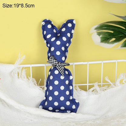 Coelho Pano Decoração Conjunto de 1 peças de Decoração de Páscoa Tecido Coelhinhos