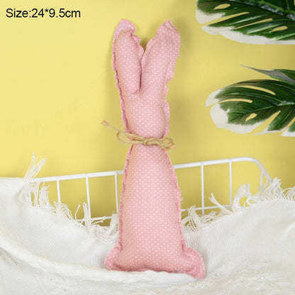 Coelho Pano Decoração Conjunto de 1 peças de Decoração de Páscoa Tecido Coelhinhos
