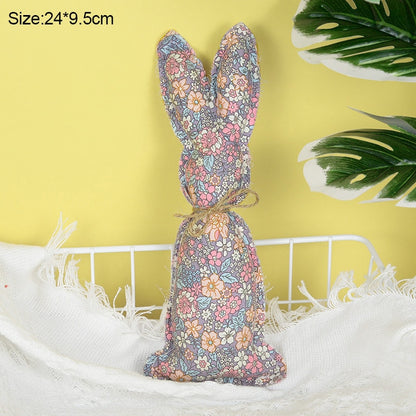 Coelho Pano Decoração Conjunto de 1 peças de Decoração de Páscoa Tecido Coelhinhos