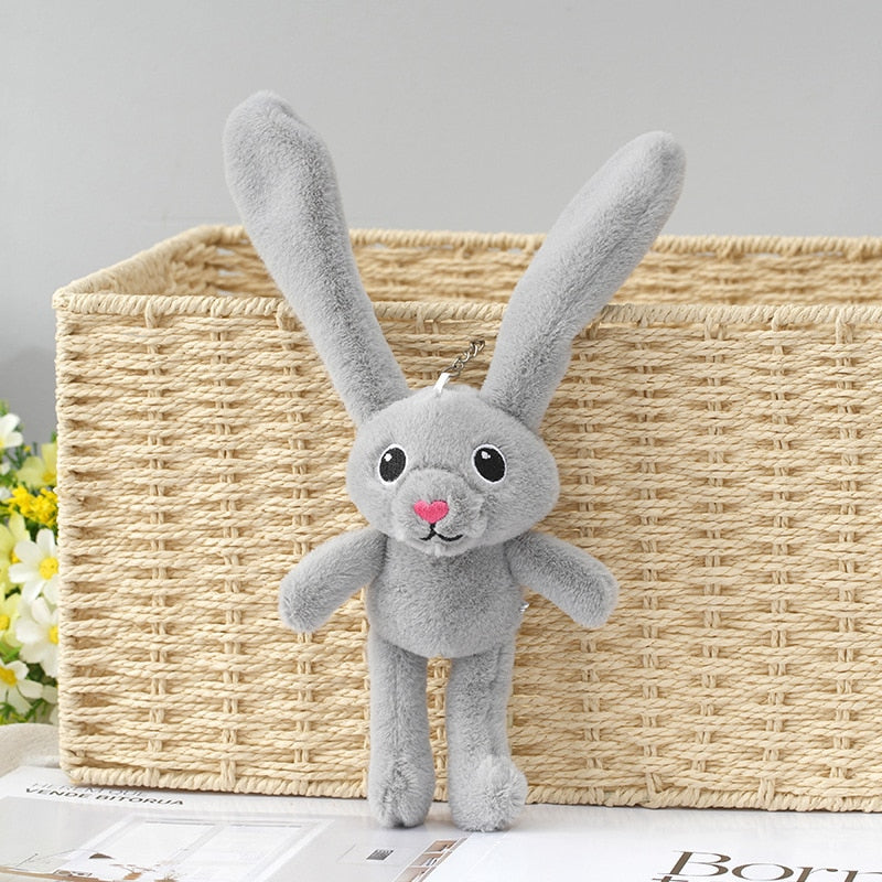 Coelho brinquedos de pelúcia recheado longo orelhudo coelho macio pelúcia decoração