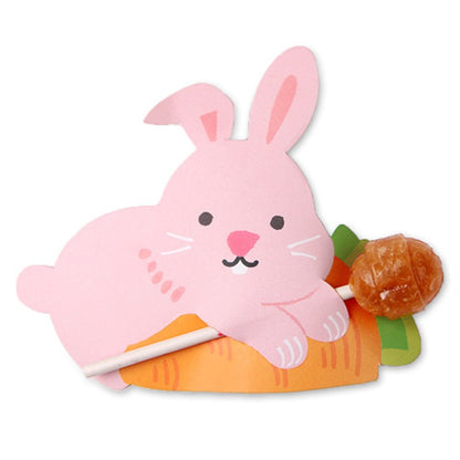 Conjunto de caixas de doces de coelho dos desenhos animados