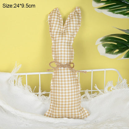 Coelho Pano Decoração Conjunto de 1 peças de Decoração de Páscoa Tecido Coelhinhos