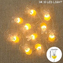 Carregar imagem no visualizador da galeria, Luzes da corda da páscoa para decoração de casa 20 led incandescente ovo de páscoa coelho cenoura
