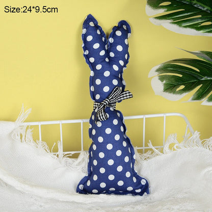 Coelho Pano Decoração Conjunto de 1 peças de Decoração de Páscoa Tecido Coelhinhos