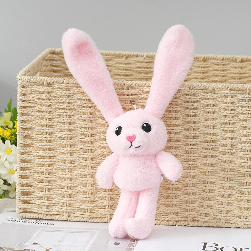 Coelho brinquedos de pelúcia recheado longo orelhudo coelho macio pelúcia decoração
