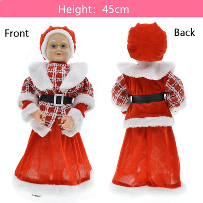 Papai Noel Boneco 45cm Ski Saco Presentes Decoração Natalina Enfeite Natal